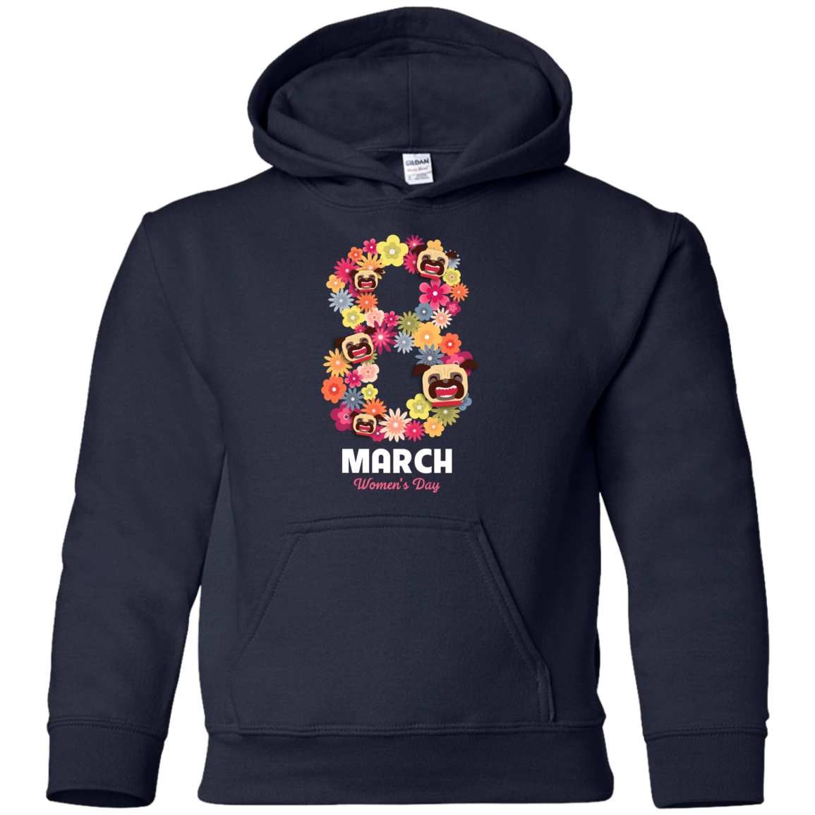 Women's Day Pug T Shirts