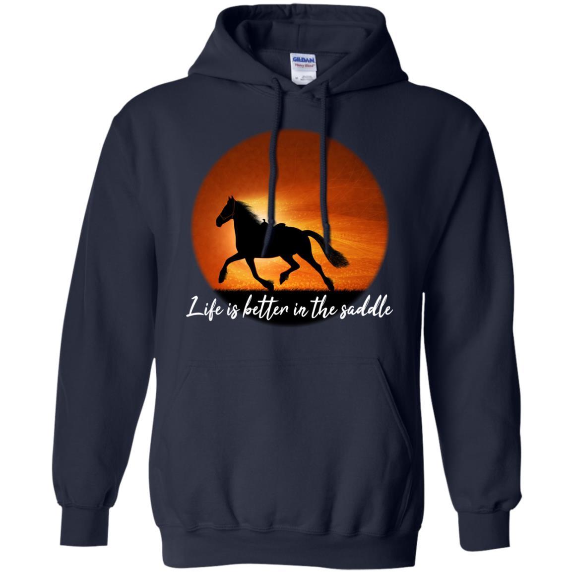 Life Is Better In The Saddle Horse TShirt For Equestrian Lover