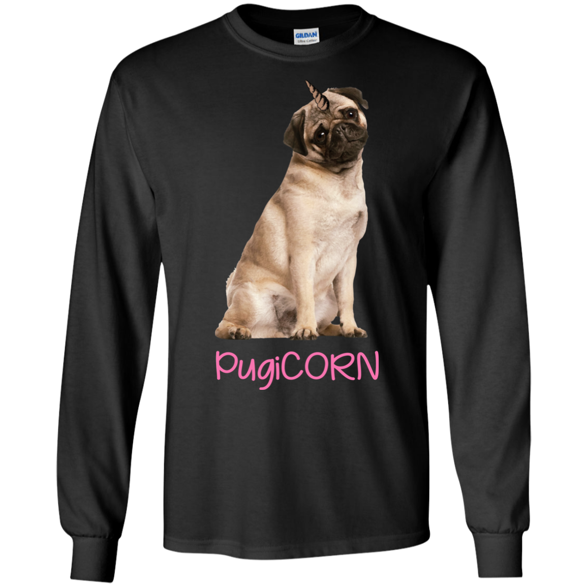 Pugicorn Funny Cool T Shirts For Pug Lover
