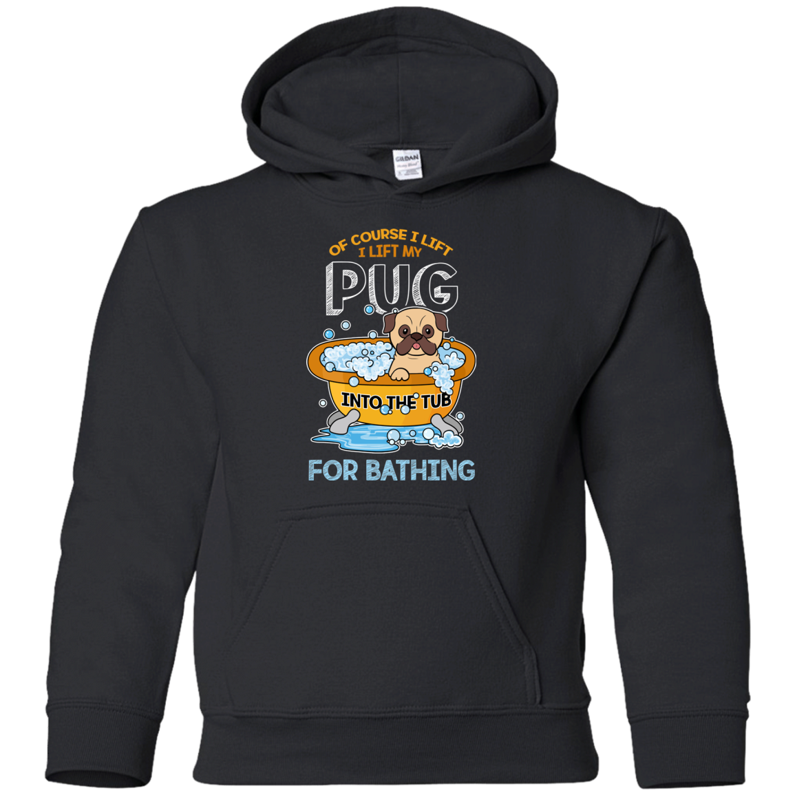 I Lift My Pug Into The Tub For Bathing T Shirts