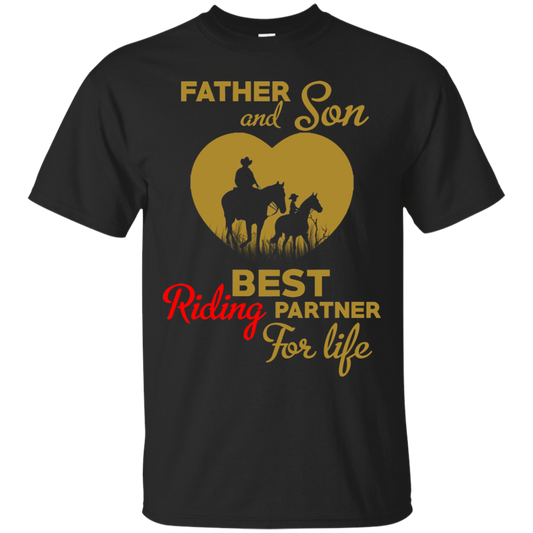 Father And Son Best Riding Partner For Life T Shirts