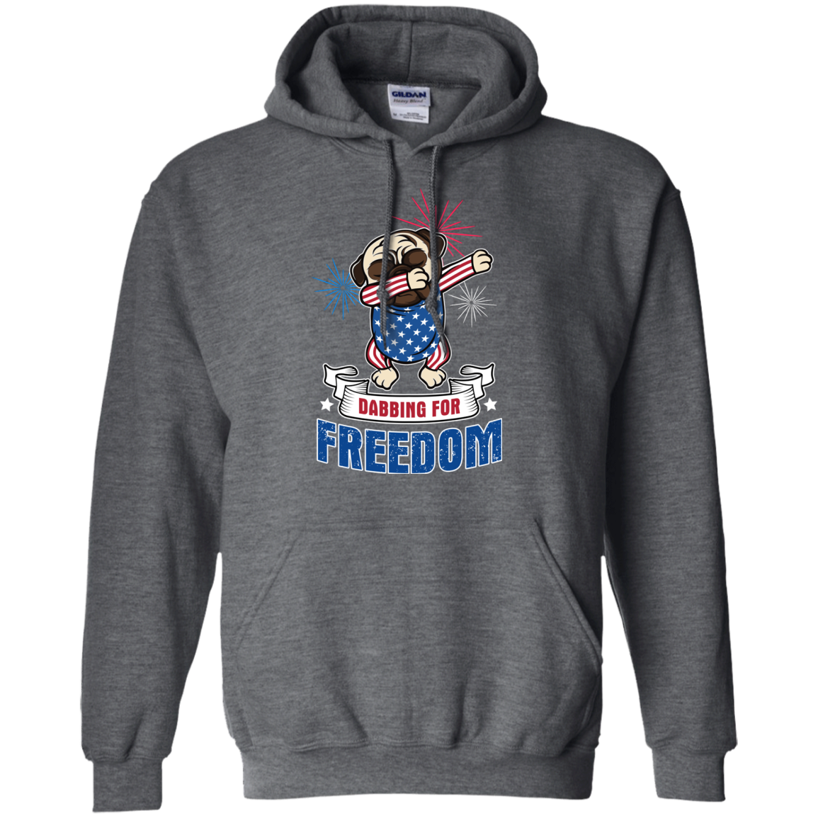 Dabbing For Freedom Pug T Shirts