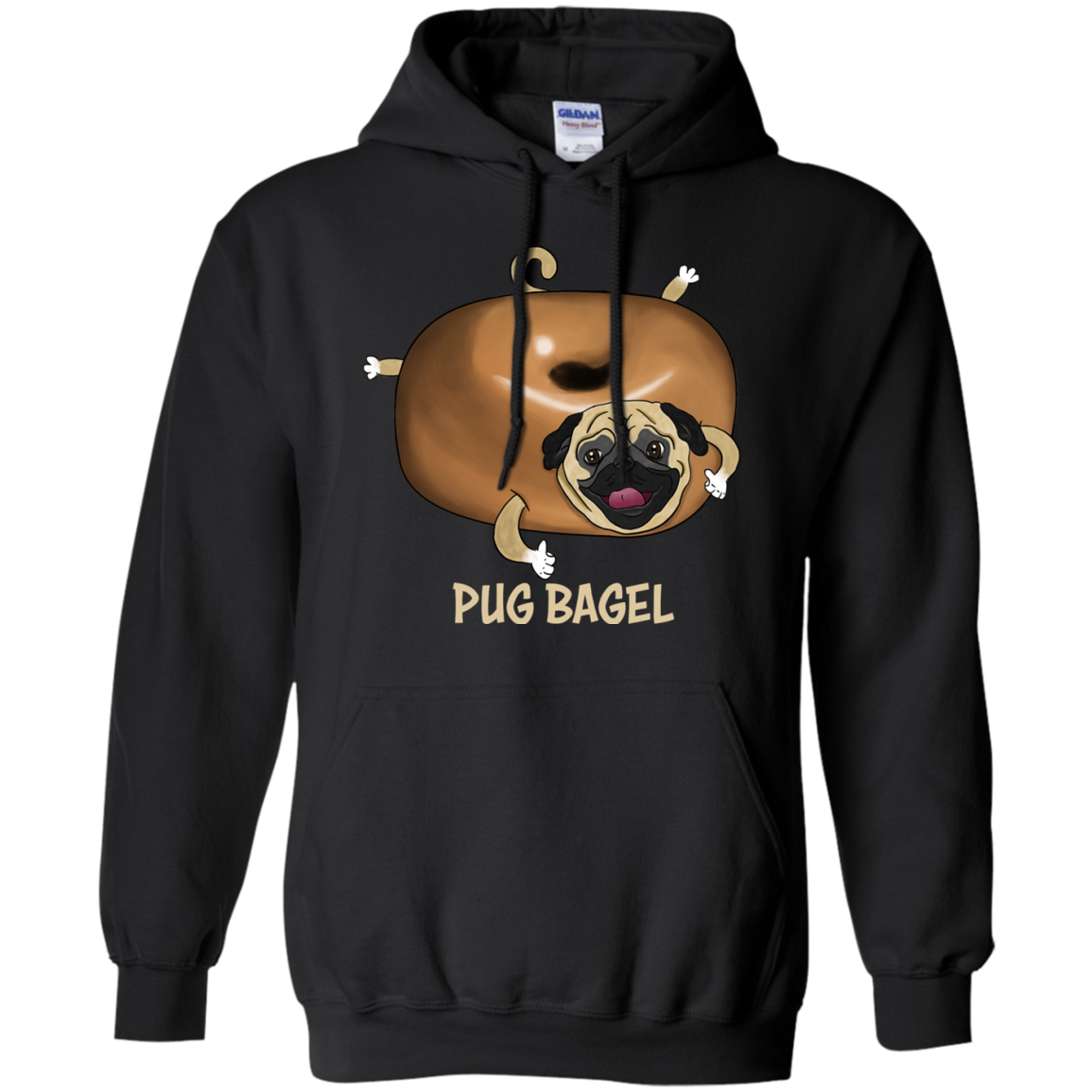 Pug Bagel T Shirts