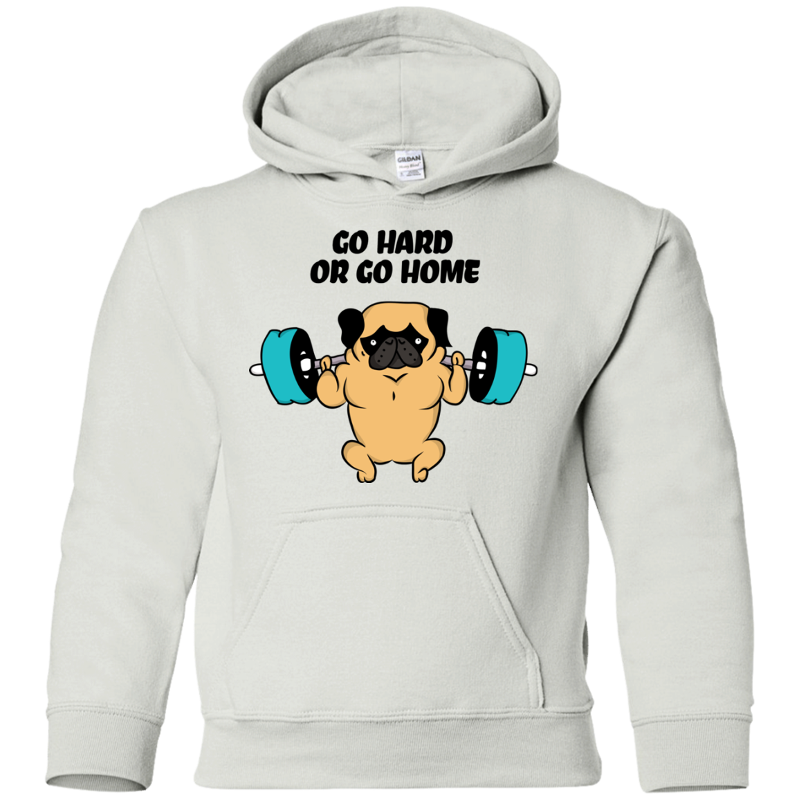 Pug - Go Hard Or Go Home T Shirts