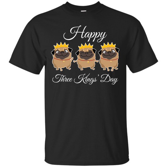 Nice Pug T Shirts - Three Kings' Day Pug, is a cool gift for friends