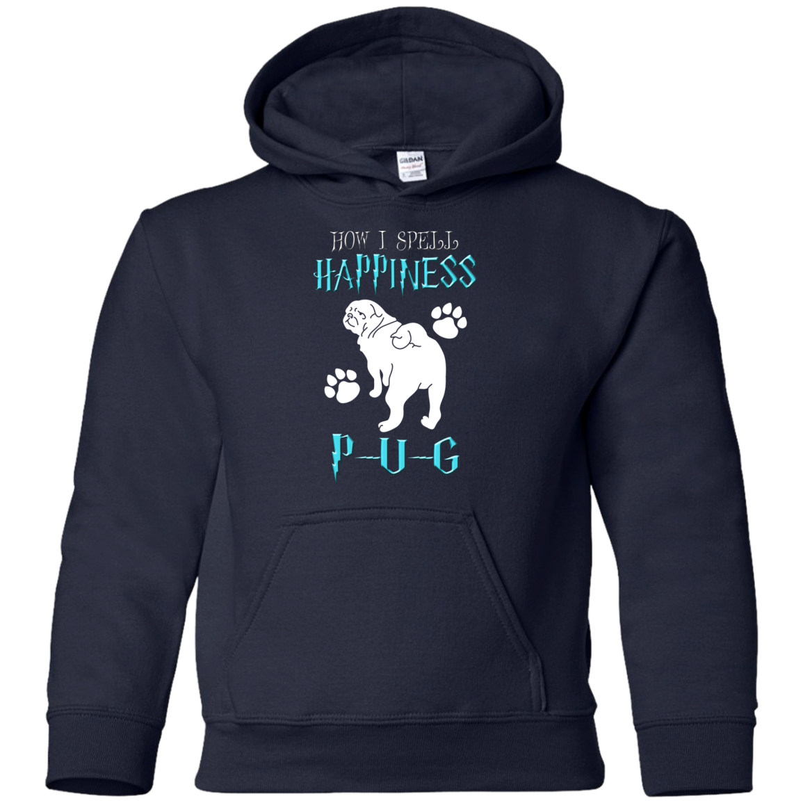 How I Spell Happiness Pug T Shirts