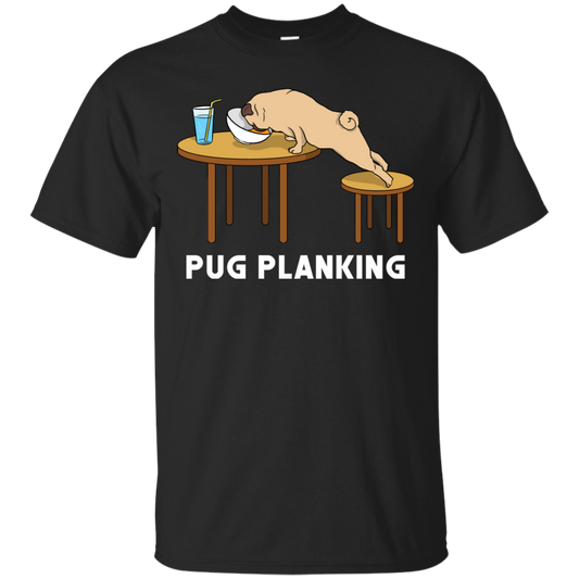 Pug Planking T Shirts