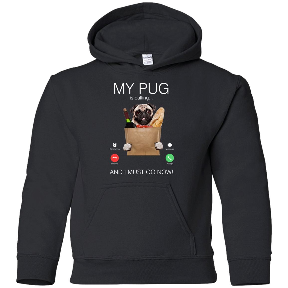 My Pug Is Calling T Shirts