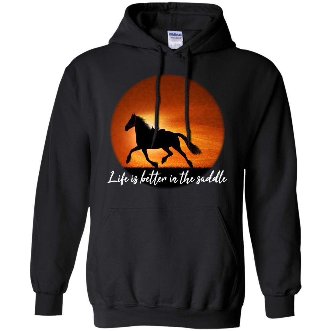 Life Is Better In The Saddle Horse TShirt For Equestrian Lover