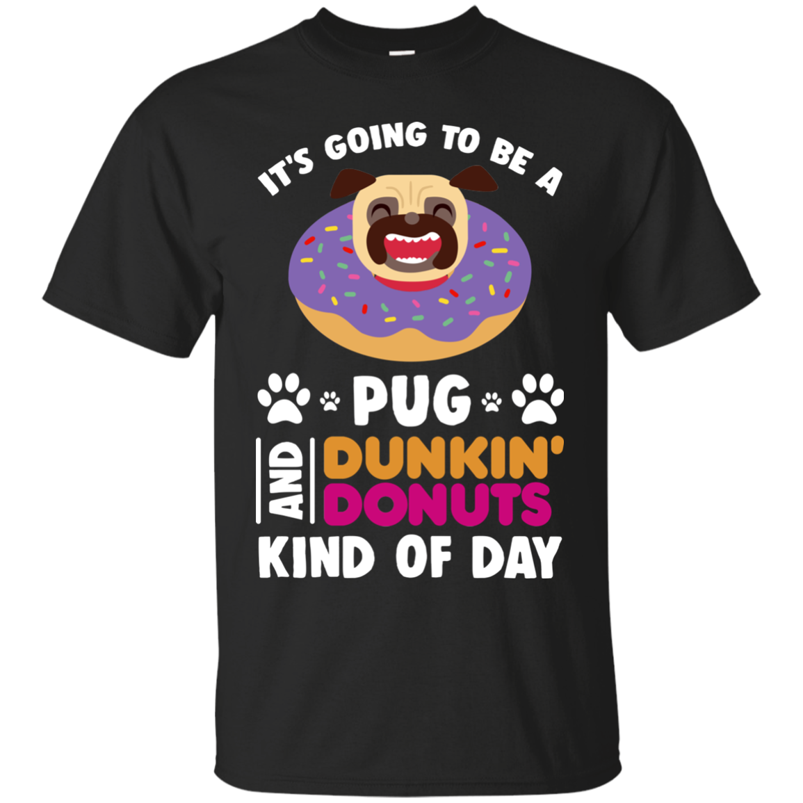 A Pug And Donut T Shirts