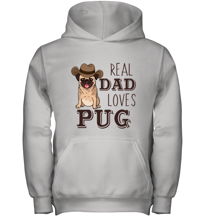 Real Dad Loves Pug T Shirts