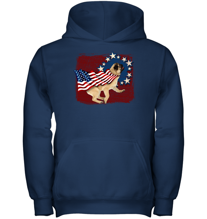 Independence Day Pug T Shirts
