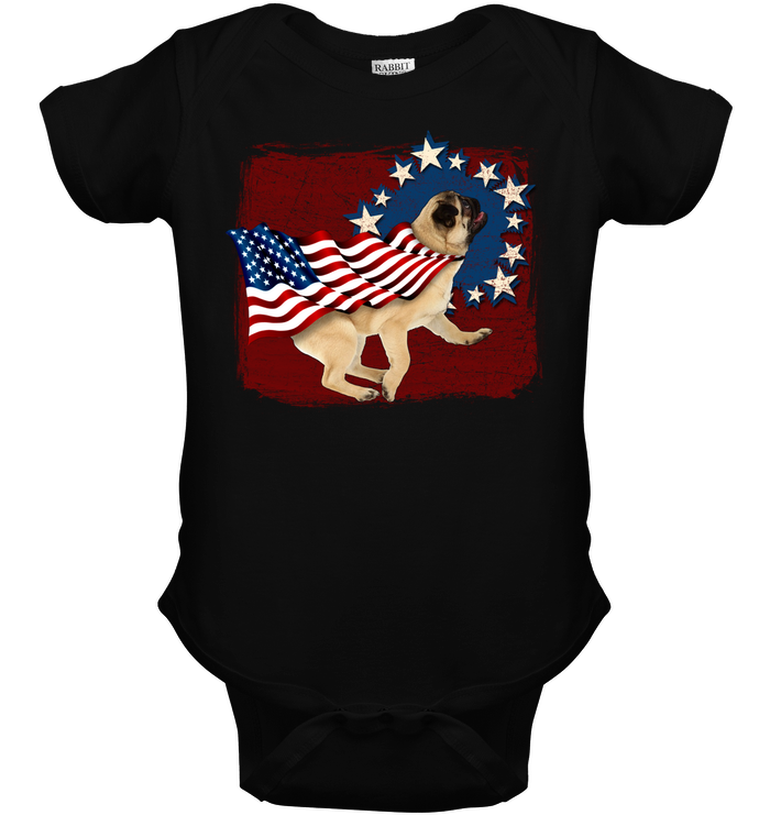Independence Day Pug T Shirts