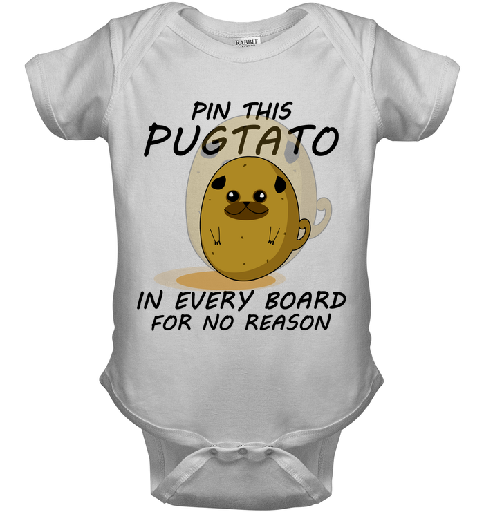 Pin This Potato Pug T Shirts