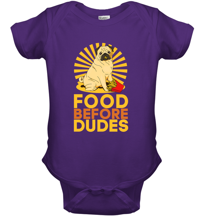 Pug Food Before Dudes T Shirts