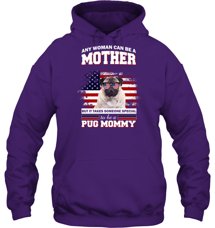It Takes Someone Special To Be A Pug Mommy With American Flag T Shirts