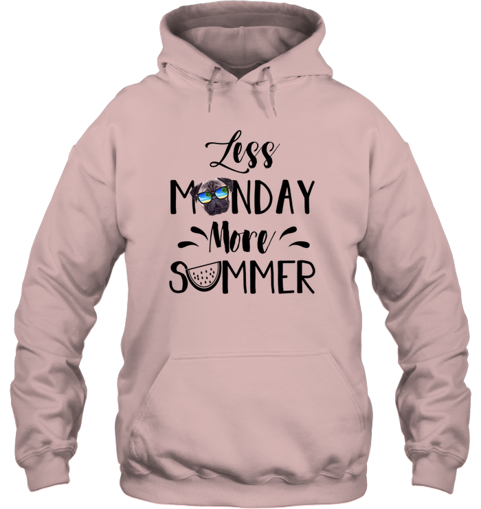Pug - Less Monday More Summer T Shirts
