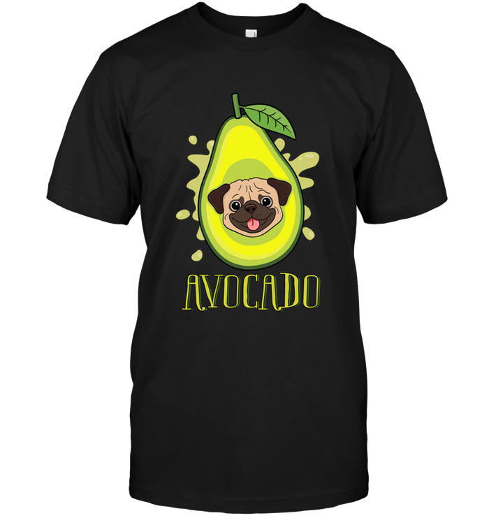 Pug - Avocado T Shirts