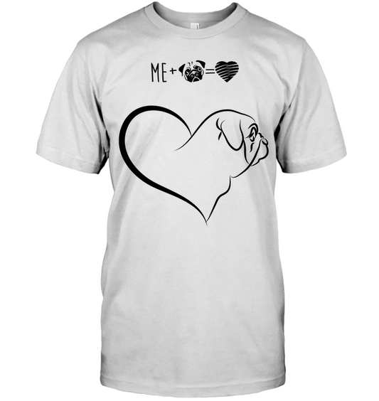 Heart - Me And Pug T Shirts