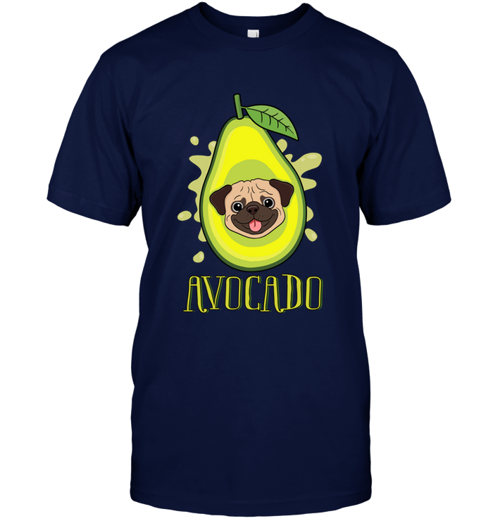 Pug - Avocado T Shirts