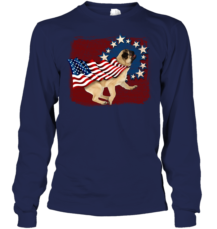 Independence Day Pug T Shirts