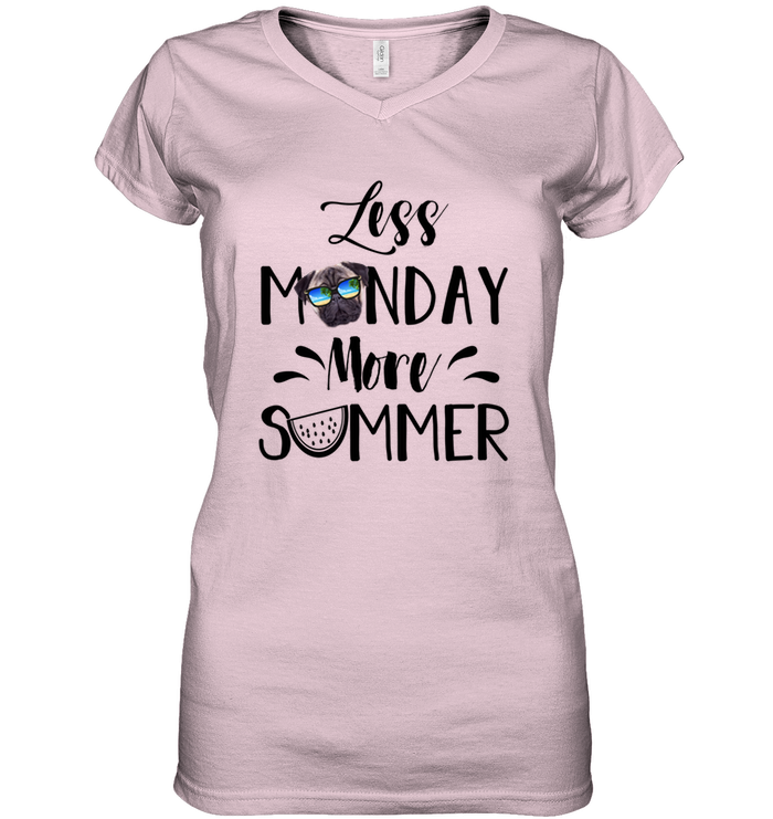 Pug - Less Monday More Summer T Shirts