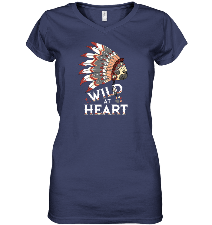 Pug - Wild At Heart T Shirts