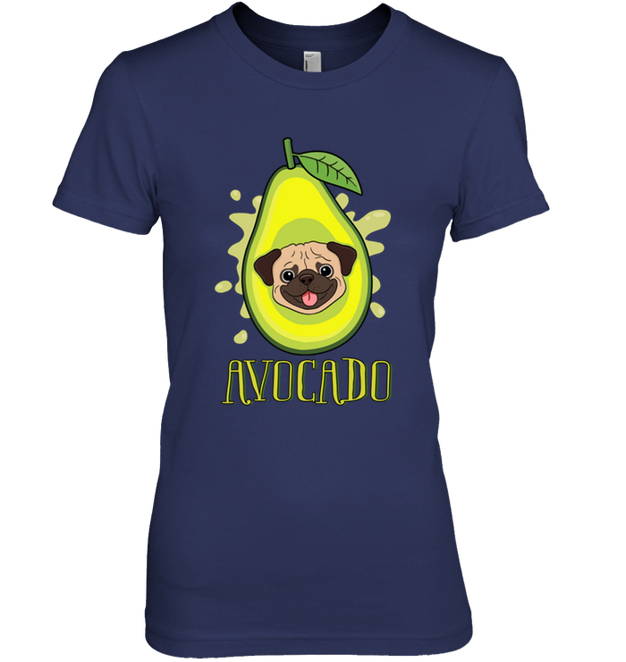Pug - Avocado T Shirts
