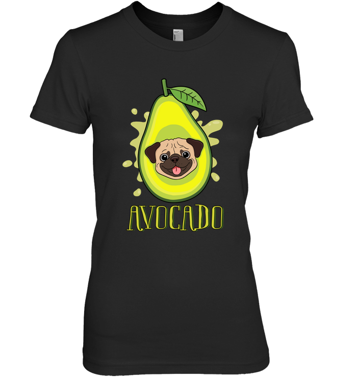 Pug - Avocado T Shirts